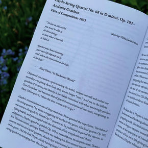 Haydn String Quartet Op. 103 - Program Notes