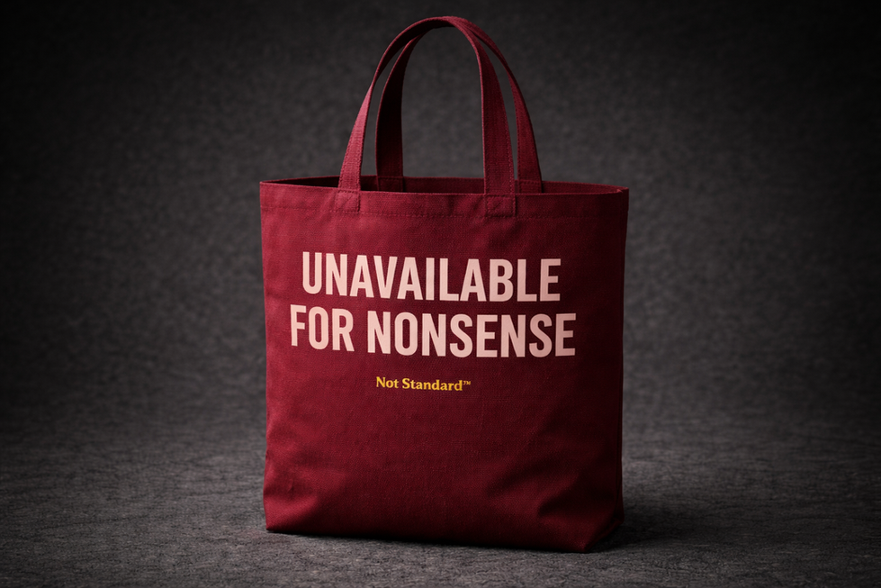 The Thing Lab tote bag red