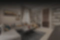 Veduta del soggiorno di Casa Corten, progetto di architettura e interior design di Milius Srls