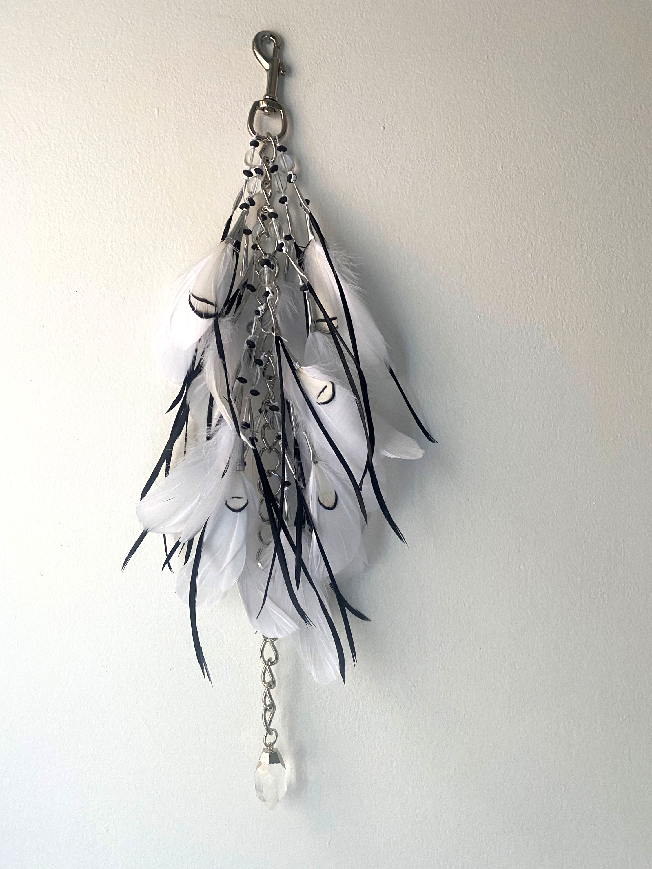 QUARTZ DUALITY FEATHER TASSEL | WALL HANGING
