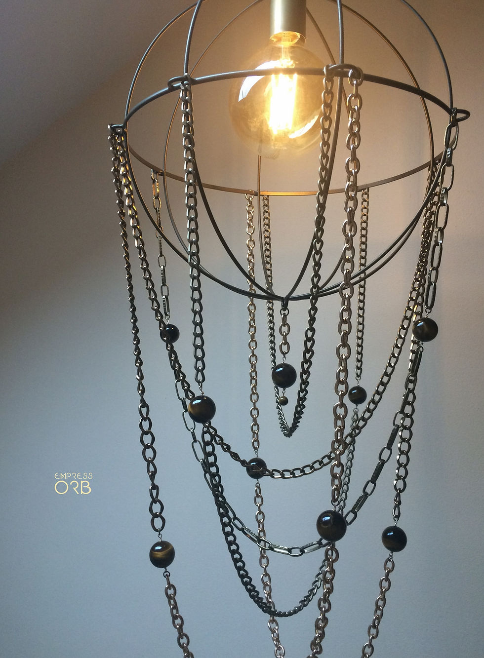 TIGER EYE - SOLAR EMPRESS SWAG LIGHT