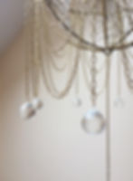 Thumbnail: ORB CHANDELIER | CRYSTAL PRISM - EMPRESS SWAG LIGHT | GOLD | 14" Dia