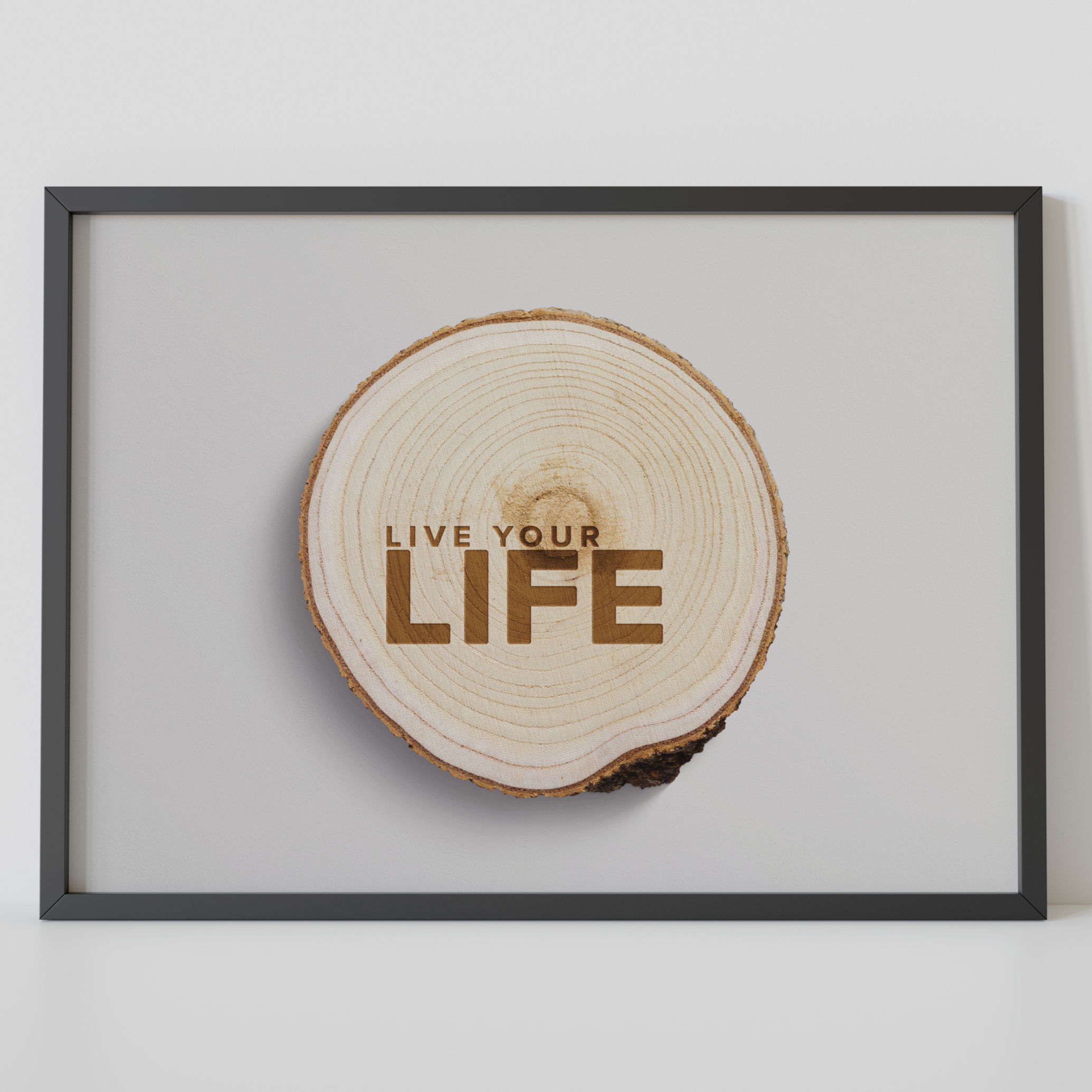 Echoes of Time: Live Your Life - Photo Paper Poster