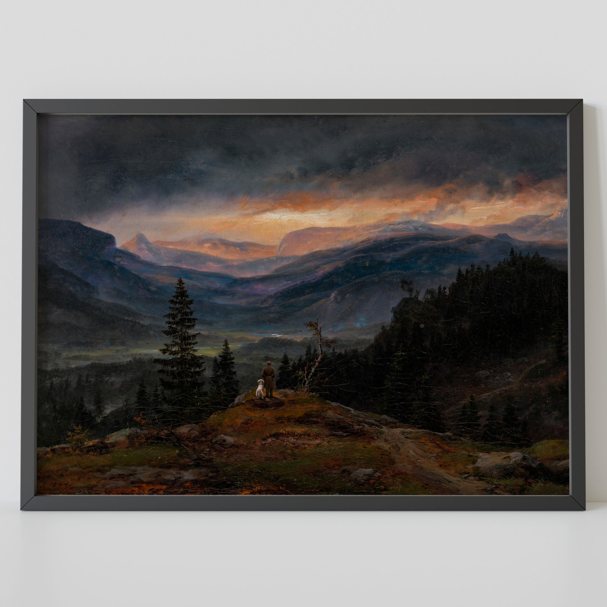 Where Silence Watches – Johan Christian Dahl Inspired - Photo Paper Poster