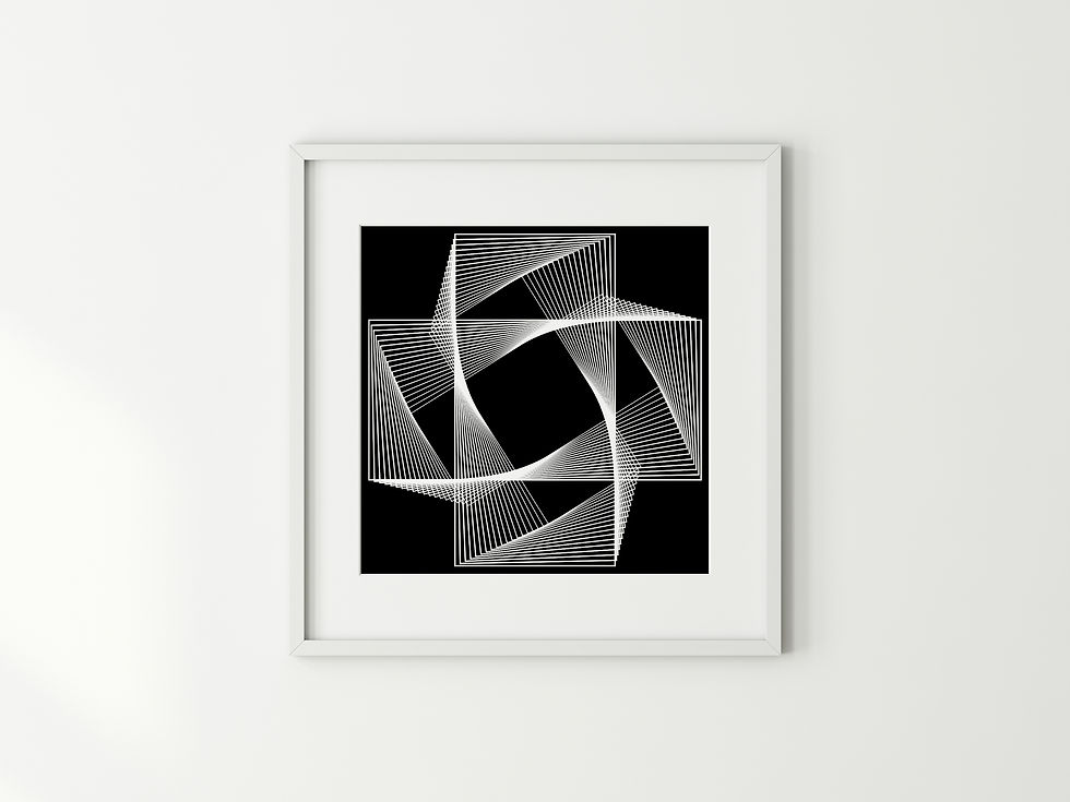 Thumbnail: Lines of Infinity: Five - Photo Paper Poster