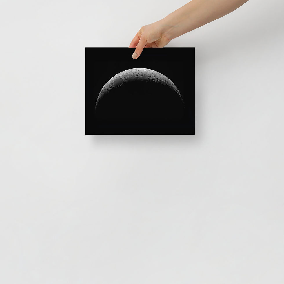 Thumbnail: The Crescent Moon - Photo Paper Poster