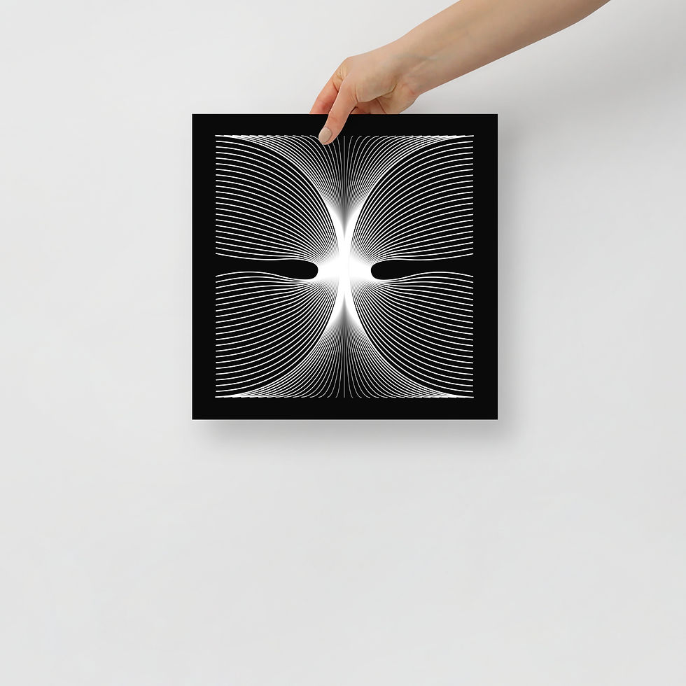 Thumbnail: Lines of Infinity: Three - Photo Paper Poster