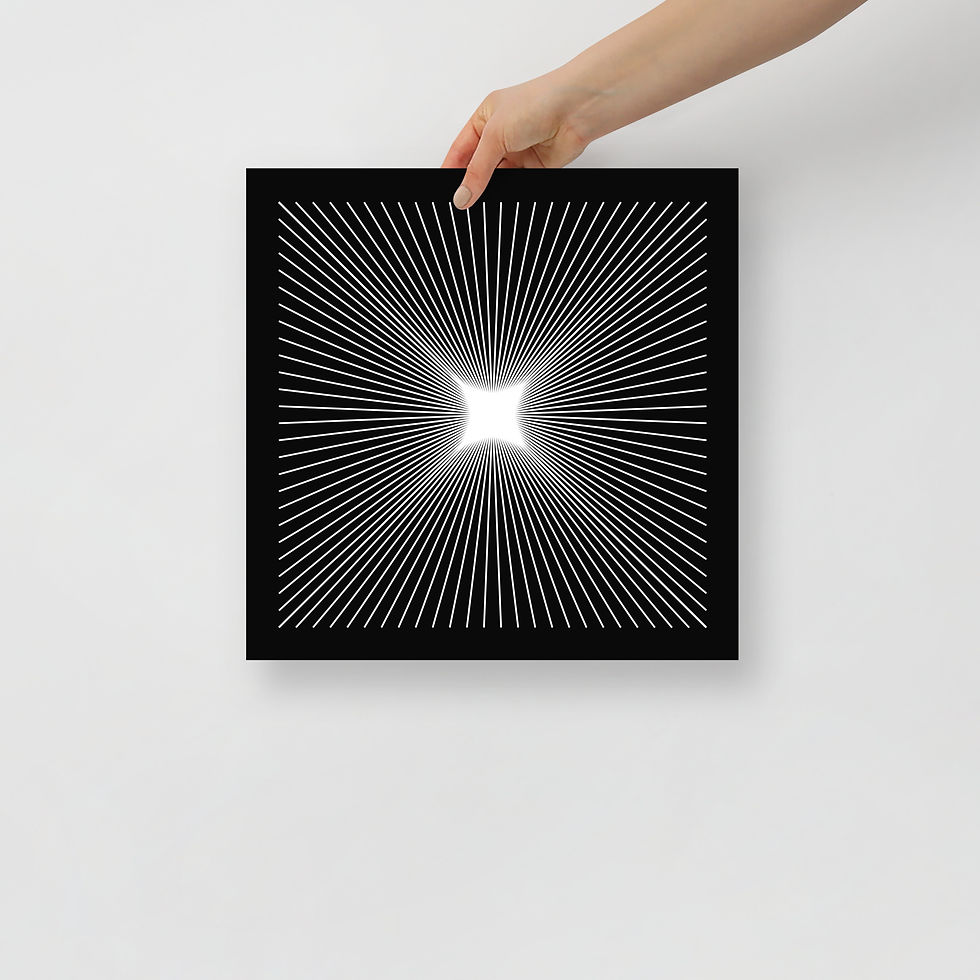 Thumbnail: Lines of Infinity: Two - Photo Paper Poster