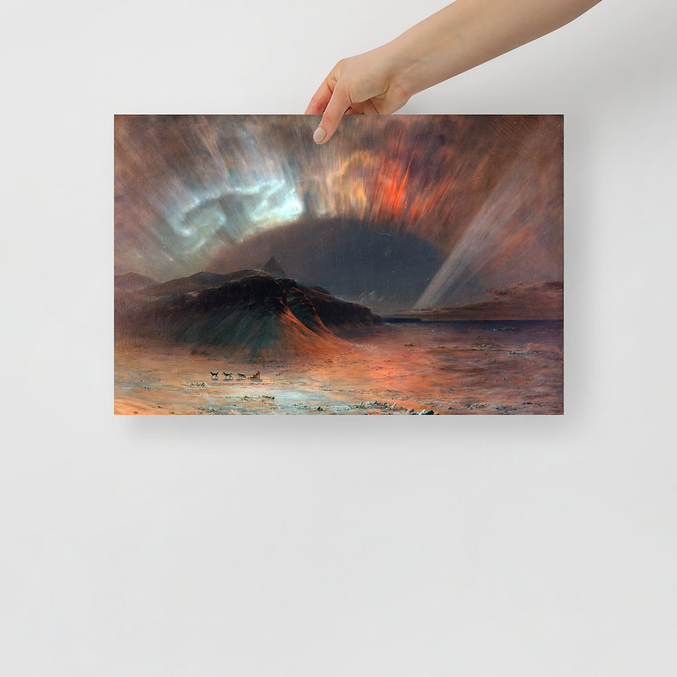 Thumbnail: Frozen Light – Aurora Borealis (1865) – Photo Paper Poster