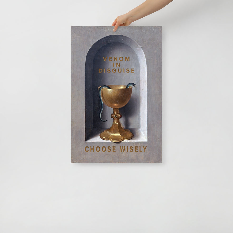 Thumbnail: Venom in Disguise: Choose Wisely – Photo Paper Poster