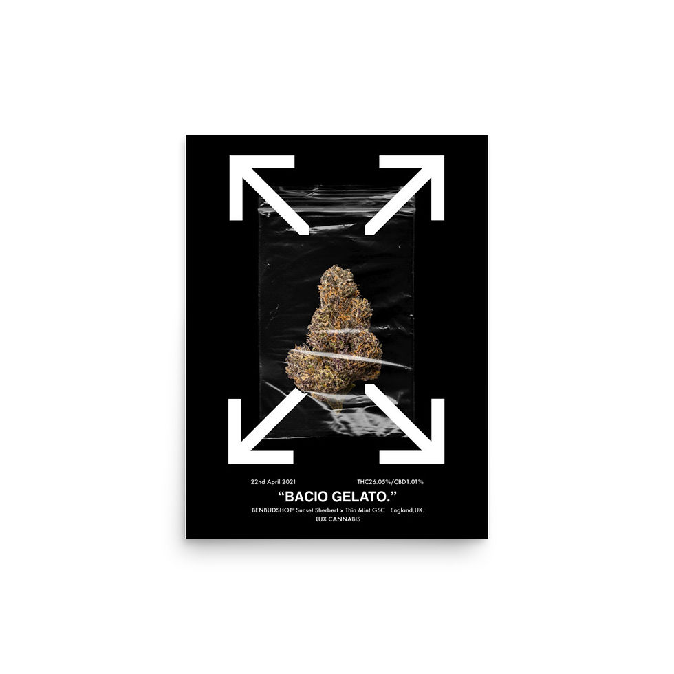 Thumbnail: "BACIO GELATO." Poster