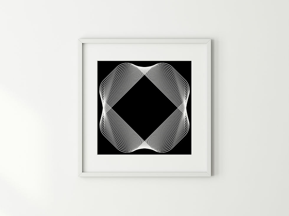 Thumbnail: Lines of Infinity: Four - Photo Paper Poster