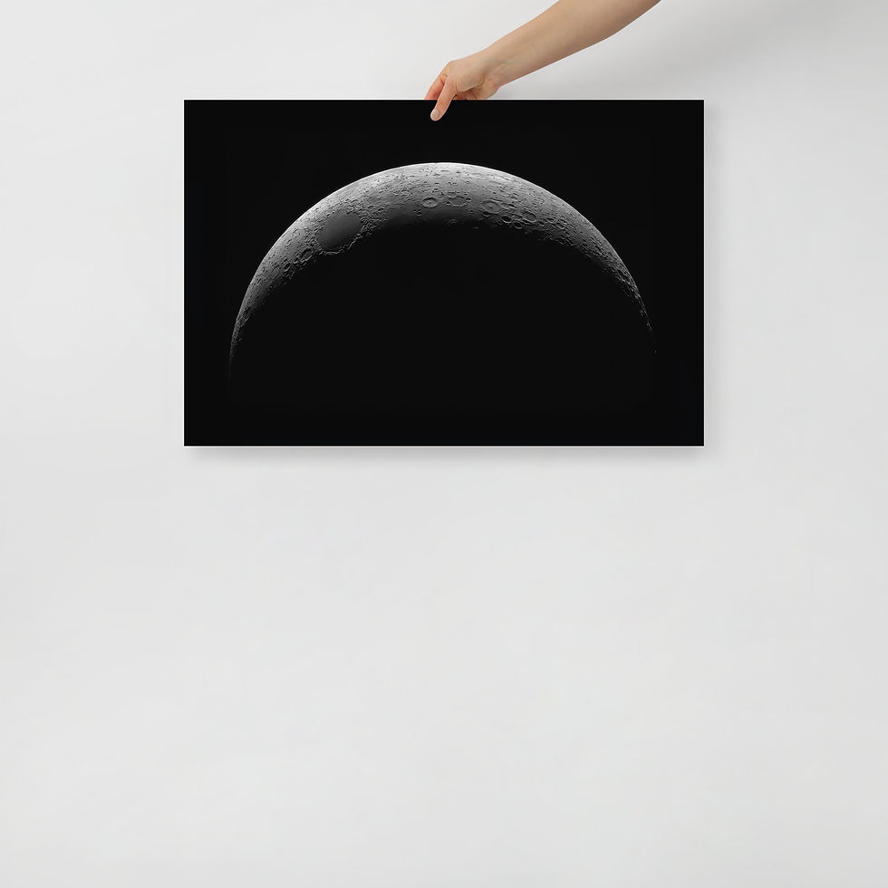 Thumbnail: The Crescent Moon - Photo Paper Poster