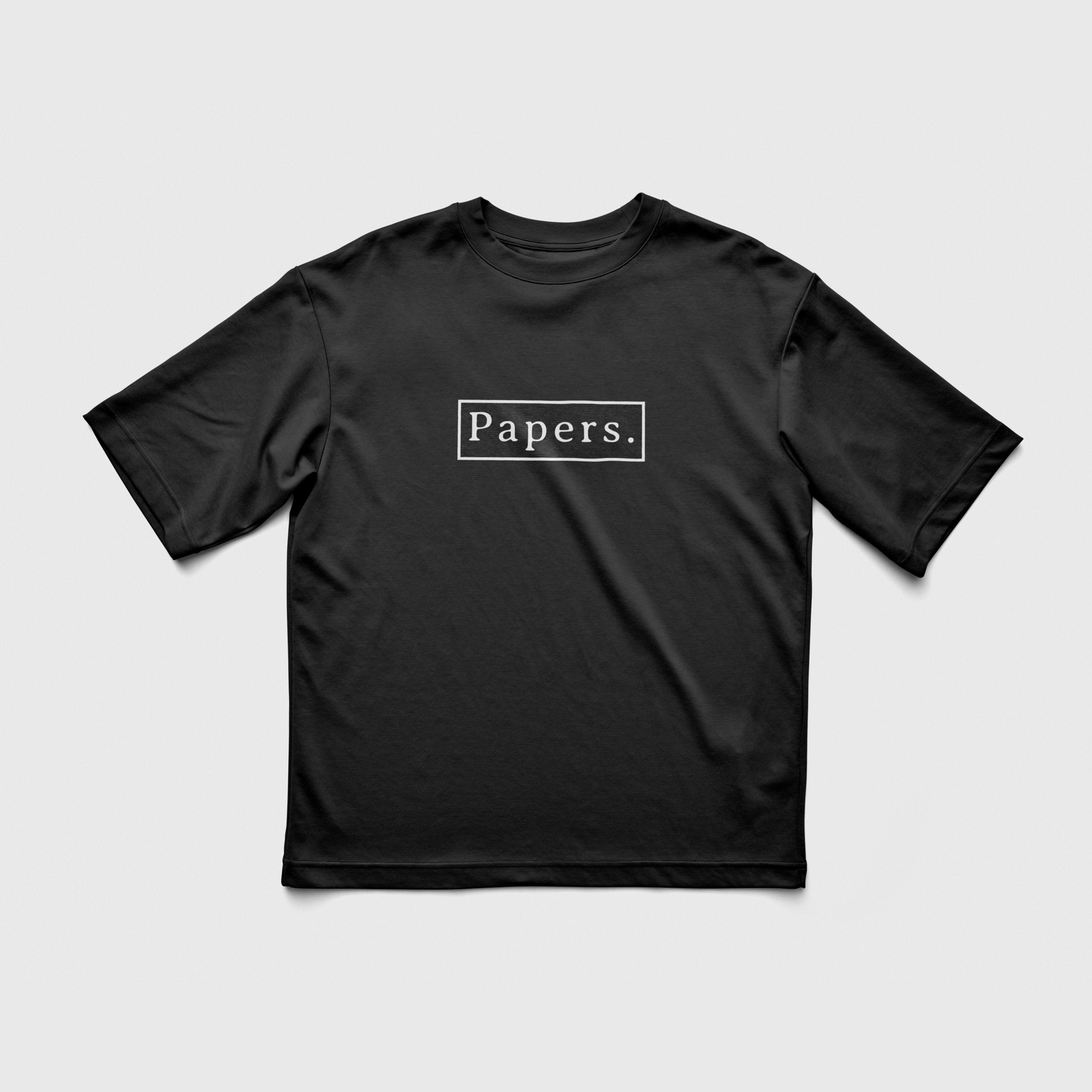Papers. Box Logo Organic Short-Sleeve T-Shirt