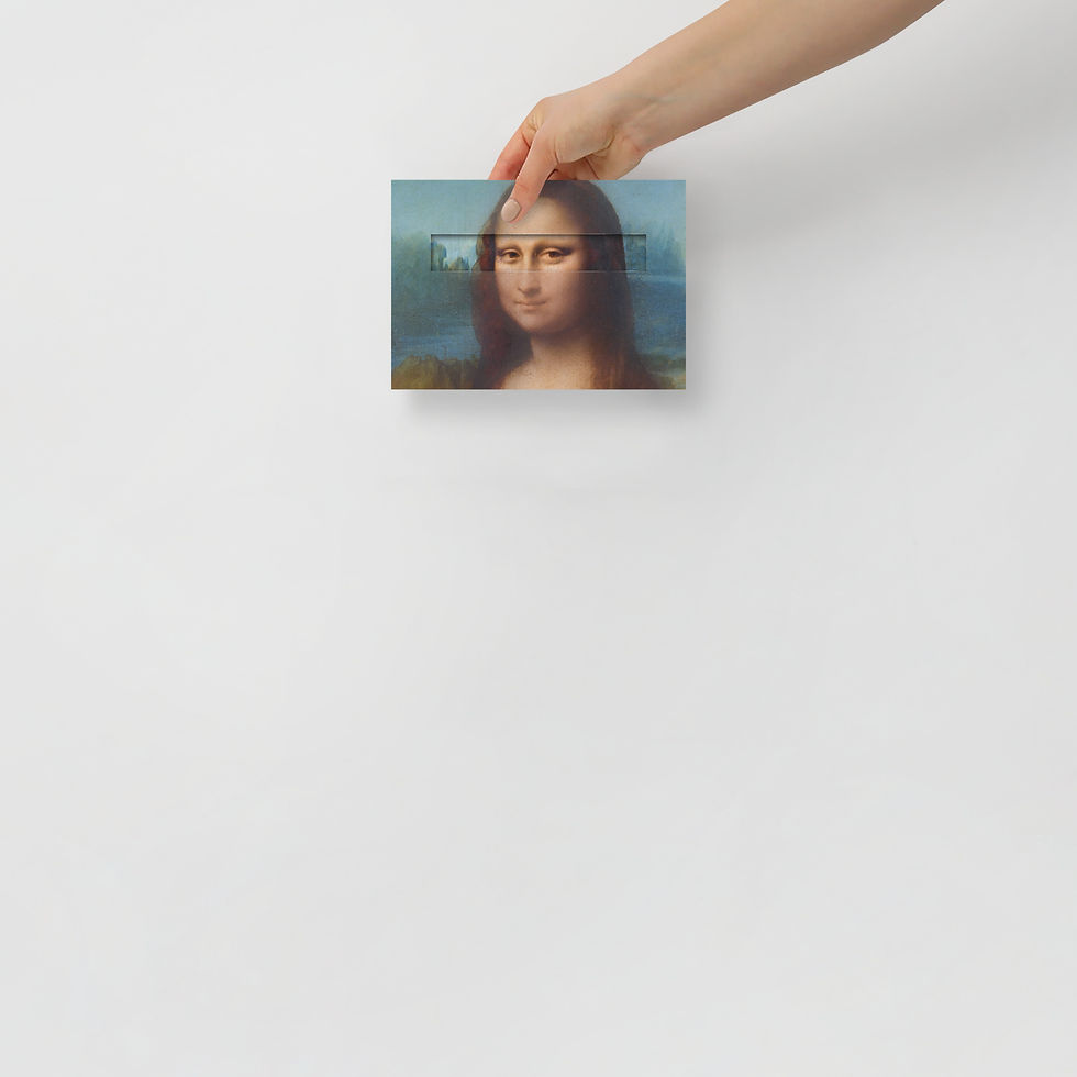 Thumbnail: A New Gaze - Leonardo da Vinci’s Mona Lisa Reimagined - Photo Paper Poster