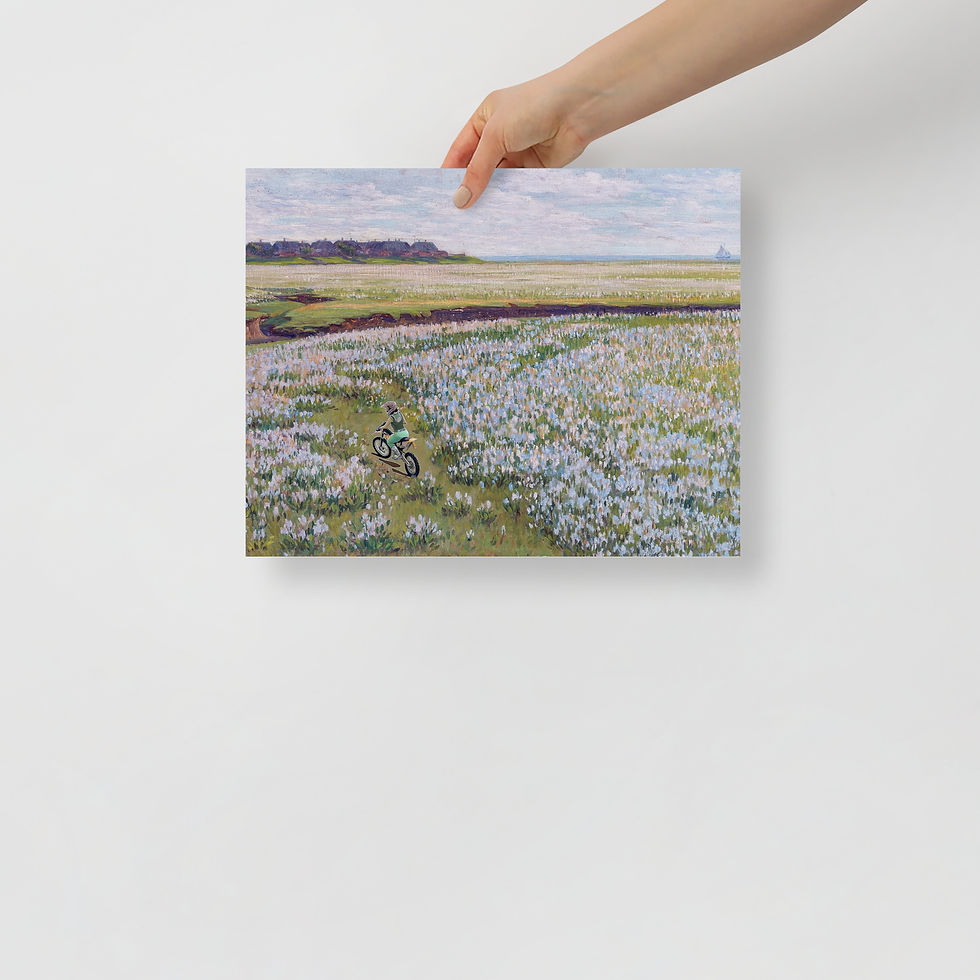 Thumbnail: Throttle Through Bloom – Le Champ de Lin (c. 1887) – Photo Paper Poster