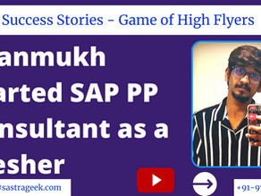 From Aspiring Professional to SAP Consultant: Unleashing Shanmukh's Journey of Success