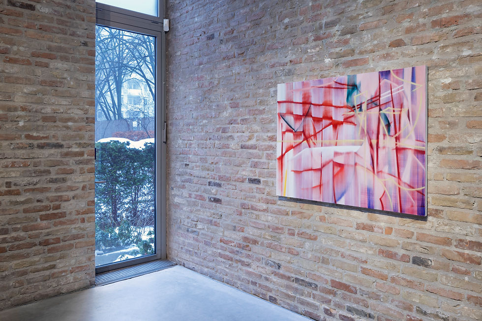 Installation views, 'The Wandering Dot' at The Chapel, KÖNIG GALERIE, 2026. Photo by Roman Maerz