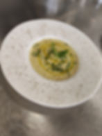 Kartoffelcremesuppe mit Trüffelöl