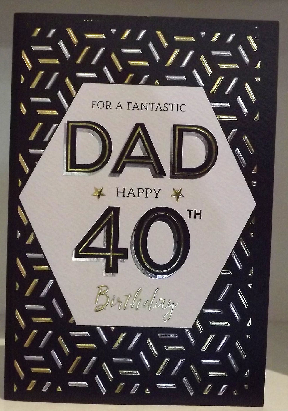 Happy 40th Birthday Dad card from The Card Shop
