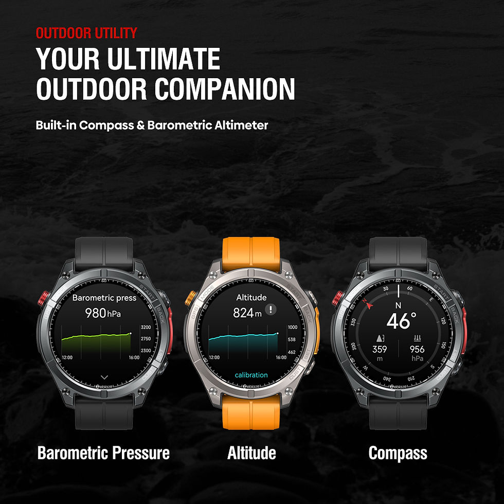 Thumbnail: Zeblaze Stratos 4 GPS AMOLED Smartwatch