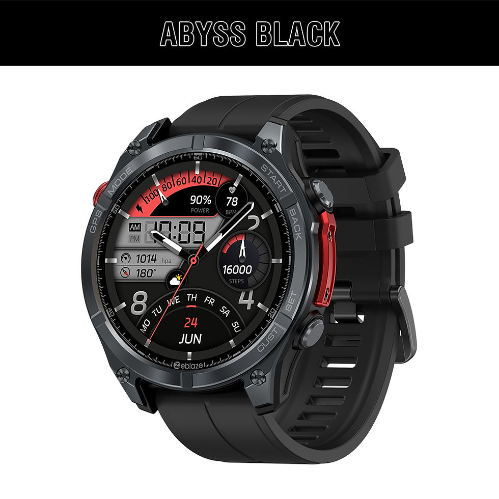 Thumbnail: Zeblaze Stratos 4 GPS AMOLED Smartwatch