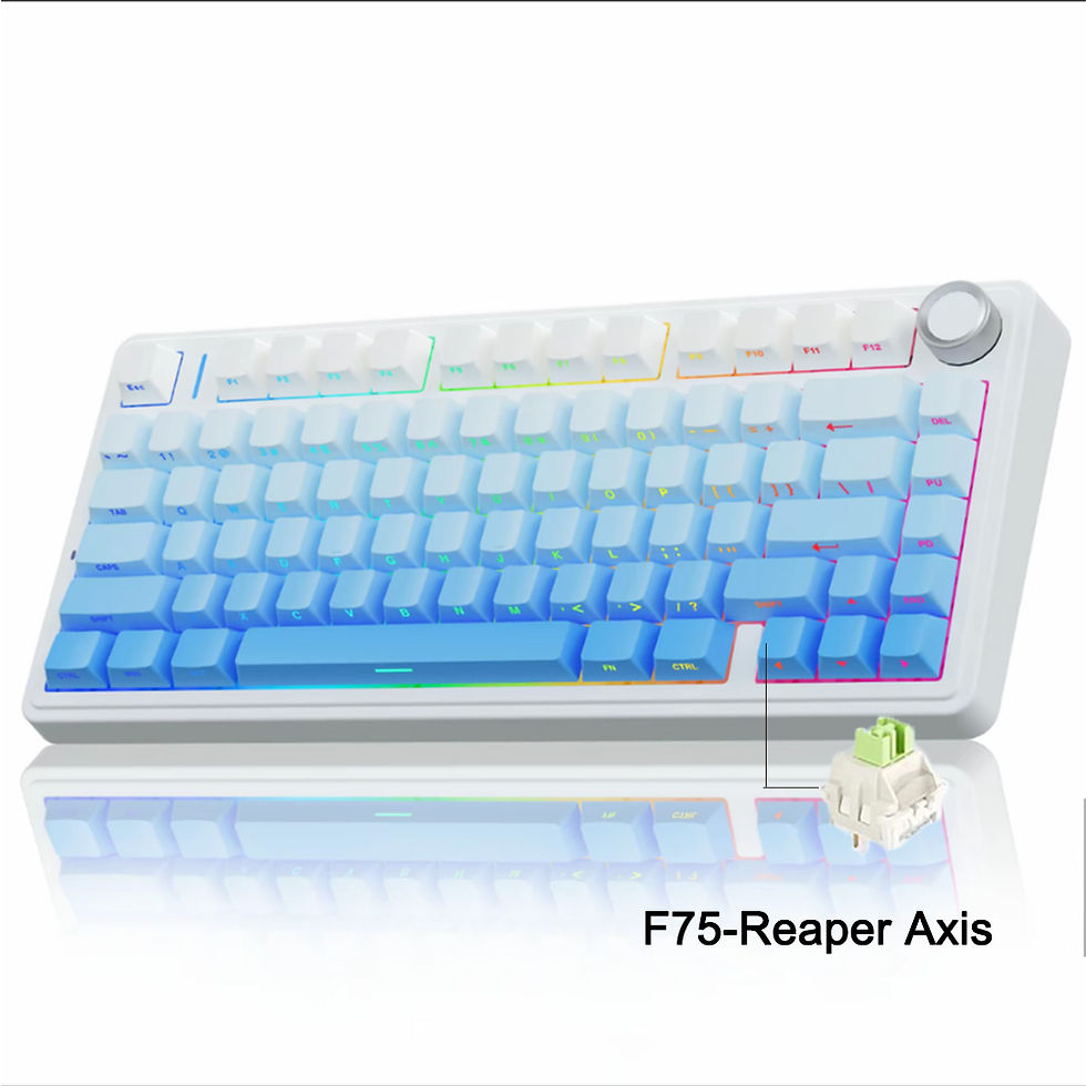 Thumbnail: AULA F75 Tri-Mode RGB Mechanical Gaming Keyboard