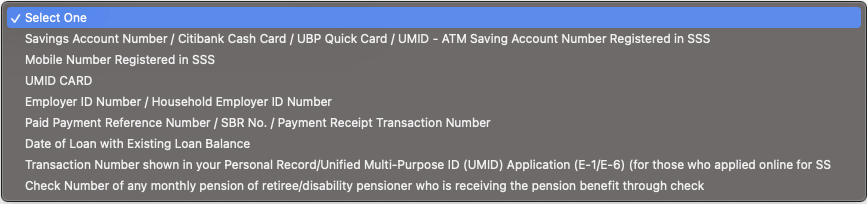 SSS registration preferences