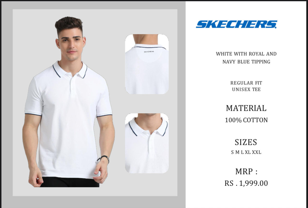 Skechers Polo Cotton T Shirt