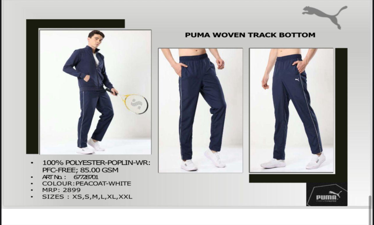 Puma Woven Track Bottom 