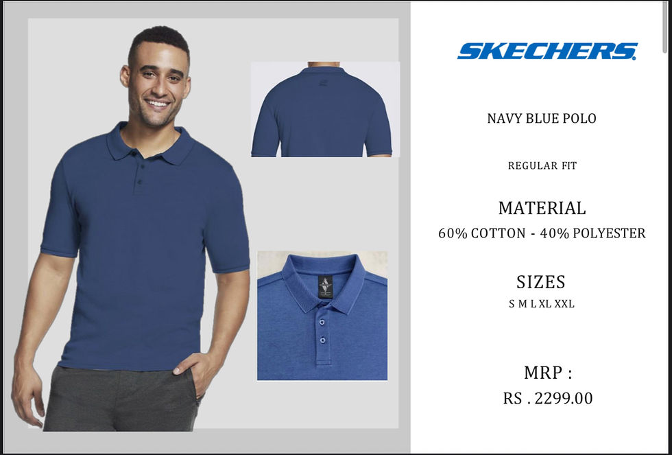 Thumbnail: Skechers Poly Cotton Polo T Shirt