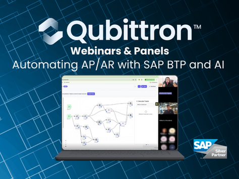 Summary of a finance automation session highlighting how SAP BTP and AI create connected, efficient workflows across AP and AR.