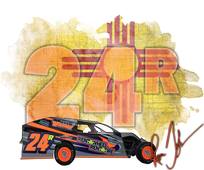 Regan Tafoya Dirt Track Racer T-Shirt design