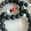 Thumbnail: Pulseira Chunky Lava Vulcânica com Ágata musgo, Onix e Ágata 