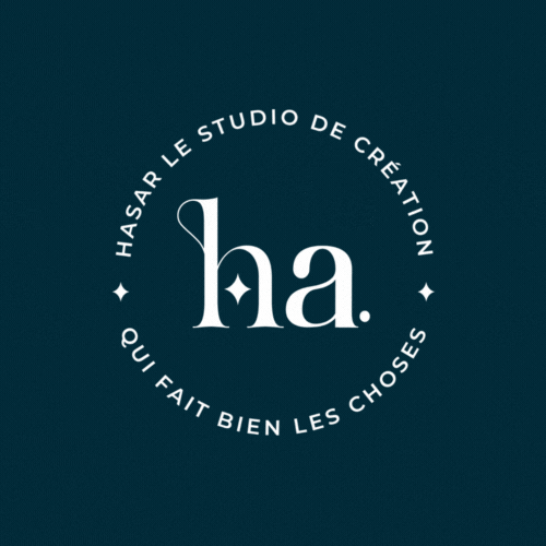 Logo hasar studio qui tourne