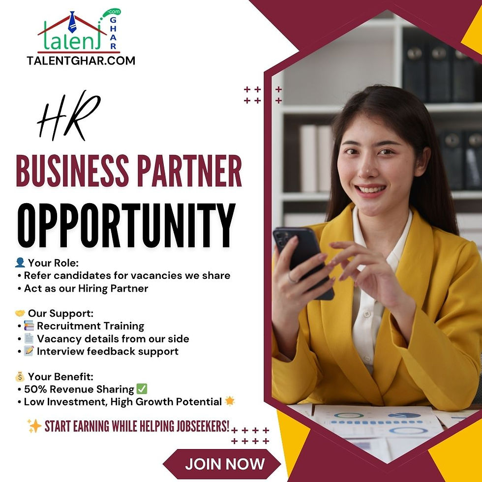 HR Business Partner Opportunity – TalentGhar