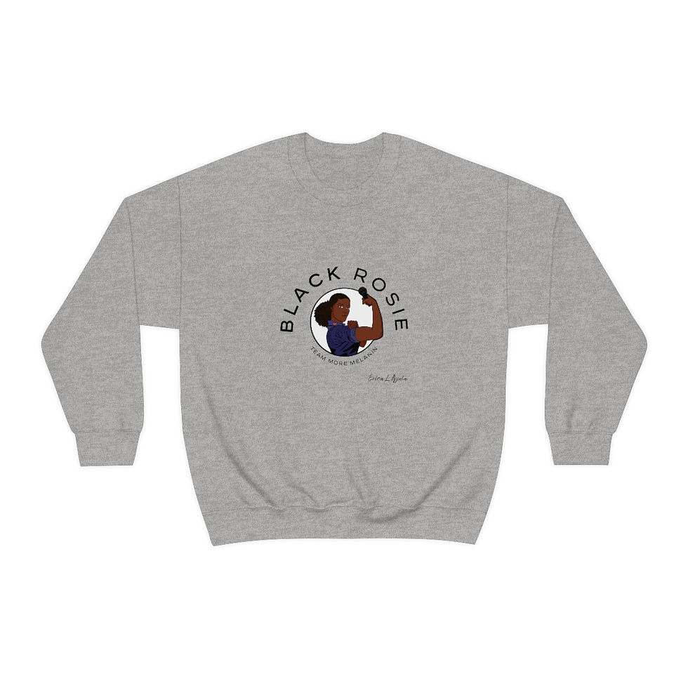 Miniature : Black Rosie Media - Unisex Heavy Blend™ Crewneck Sweatshirt
