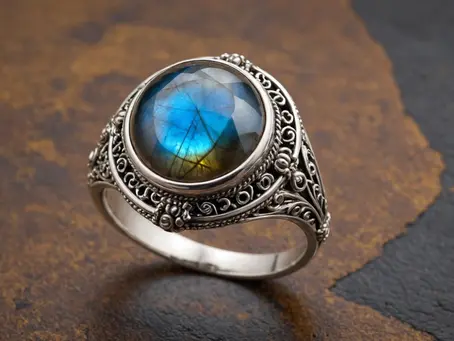 Uncovering the Timeless Beauty of Labradorite Rings in Sterling Silver