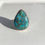 Thumbnail: Cooper turquoise ring sterling silver size 8.5