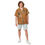 Thumbnail: Person wearing burnt orange shirt with flannel flower print, paired with light coloured shorts and sneakers