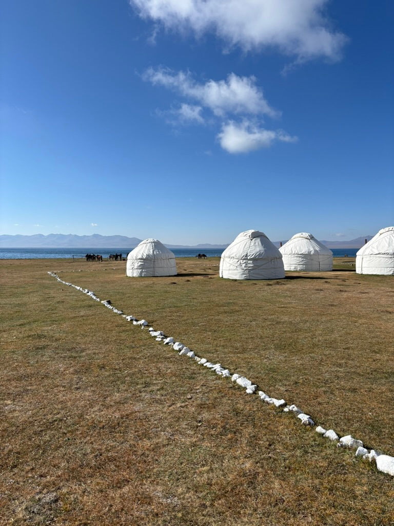 Yurt stay on the shore of Song-Kul