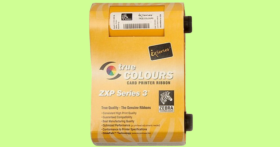 Thumbnail: Zebra 800033-801 ZXP Series 3 Ribbon IX Series Black Monochrome Ribbon