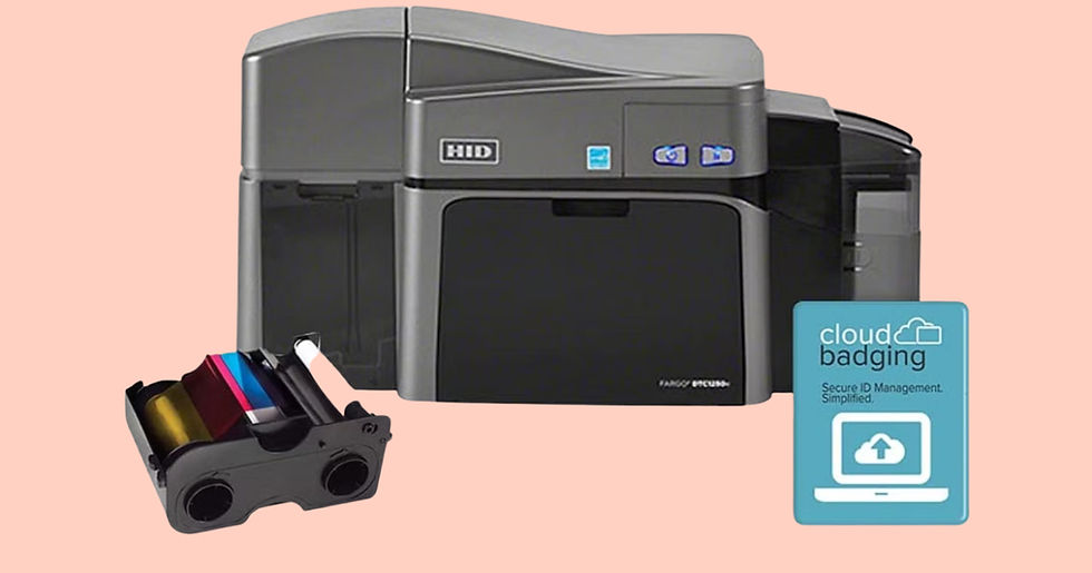 Thumbnail: HID Fargo DTC1250e Single side Id card printer