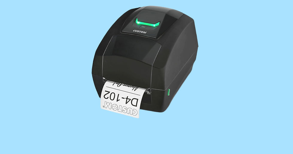 Thumbnail: Custom D4102 Barcode Label Printer Usb Black P/N : 911MK010100233