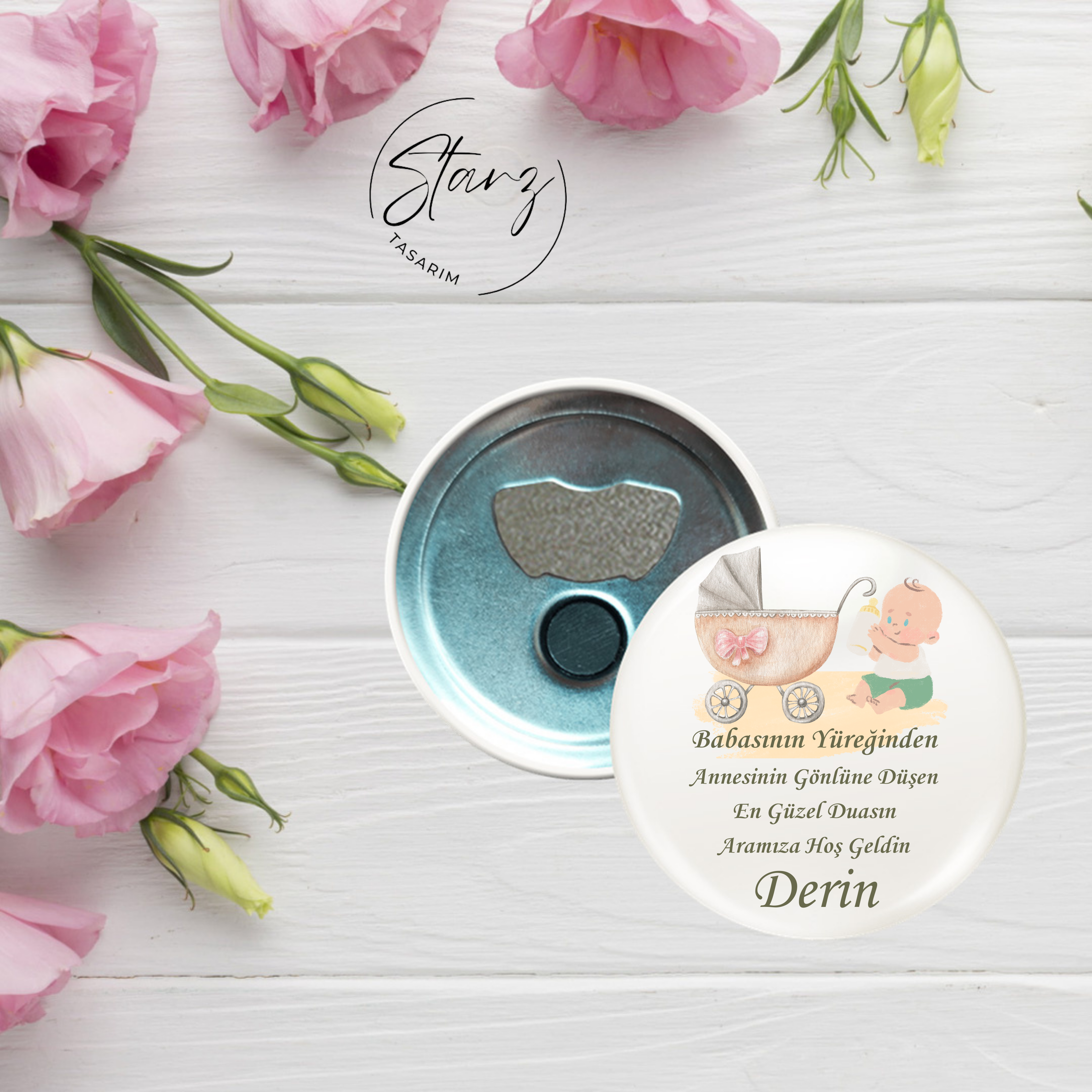 Hoş Geldin Buton Magnet