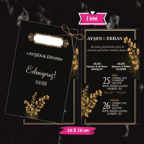 896 Düğün Davetiyesi