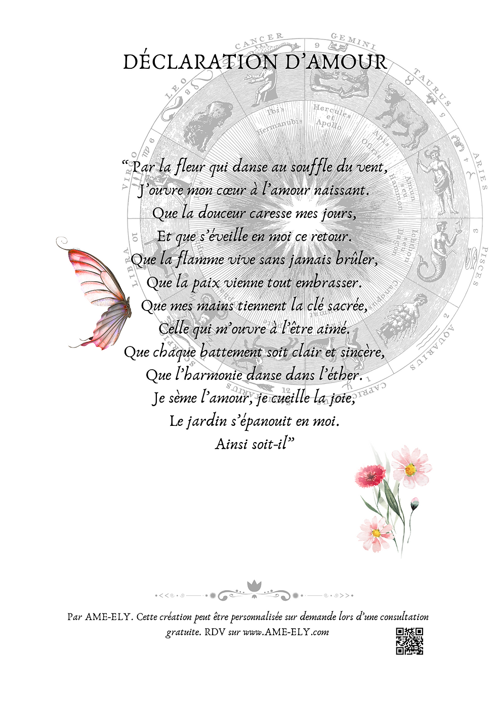 Miniature : Spell Jar Amour. "Amorium"