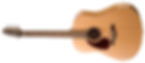 front Seagull S6 Original Dread Acoustic Guitar Left