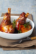 Souris d'agneau au miel et thym