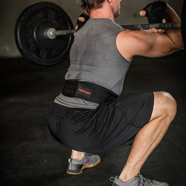 Thumbnail: Harbinger | Unisex Flexfit 2.0 - Red + 4" Nylon Belt - Black